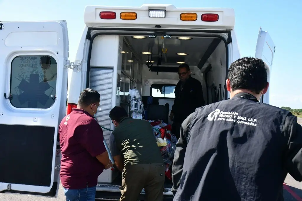 Trasladan a menores de edad a EU por accidente en Veracruz; esta es la razón 