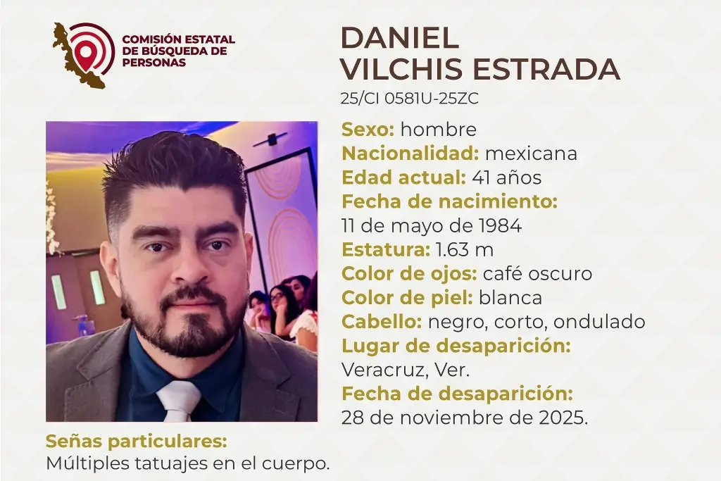 Imagen Hombre desaparece en el puerto de Veracruz; estas son sus características 