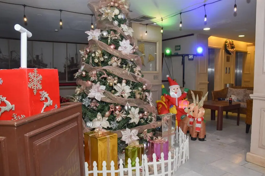 El Hotel Veracruz Centro Histórico se llena de Navidad (+fotos)