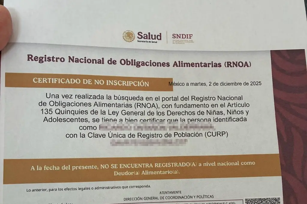 Imagen Así puedes sacar el certificado de no deudor alimentario para tramitar la licencia de conducir