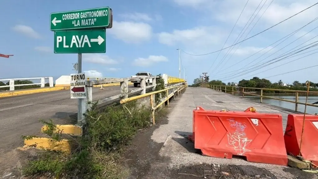 Imagen Piden reconstruir el puente Tampamachoco en Tuxpan, Veracruz