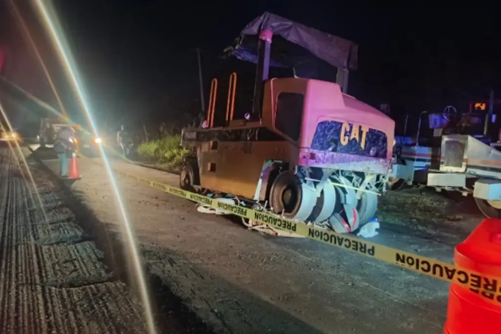 Imagen Se registra cierre de circulación en carretera de Veracruz; esta es la razón 