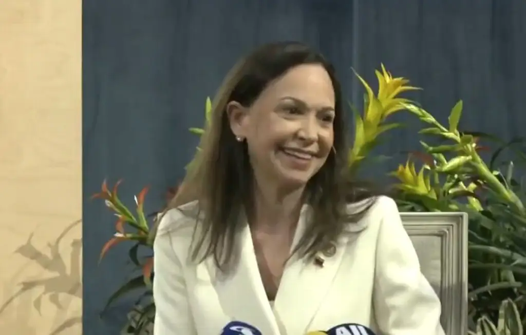 Imagen María Corina Machado confirma que recibió apoyo de EU para salir de Venezuela