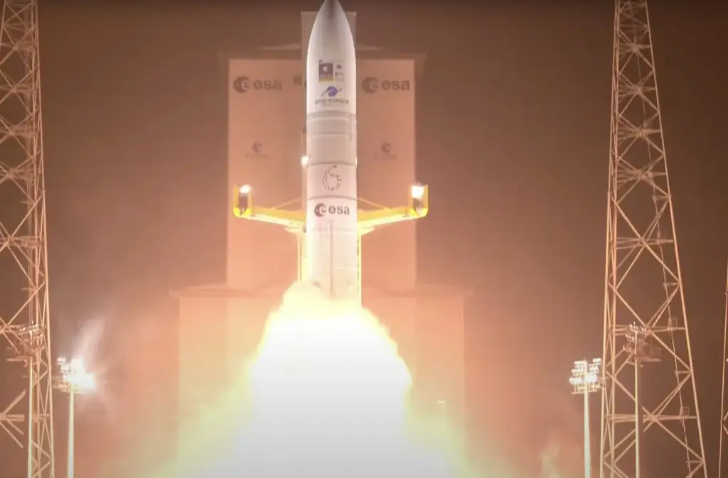 Imagen Un cohete Ariane 6 lanza desde la Guayana dos nuevos satélites del sistema Galileo