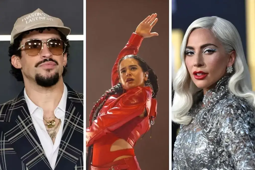 Imagen Bad Bunny, Rosalía y Lady Gaga, el podio de la música en 2025