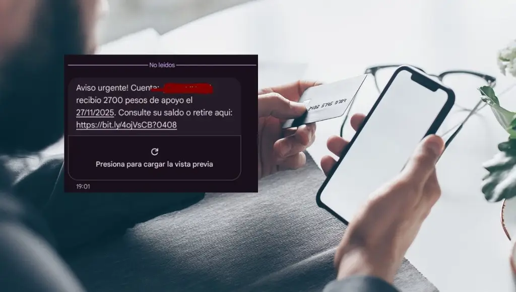 Con SMS de premios y transferencias, así buscan robarte tu aguinaldo esta Navidad