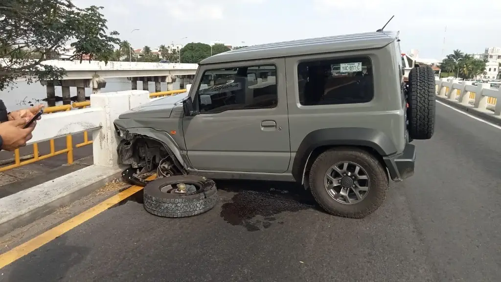 Accidente en el puente de Boca del Río 