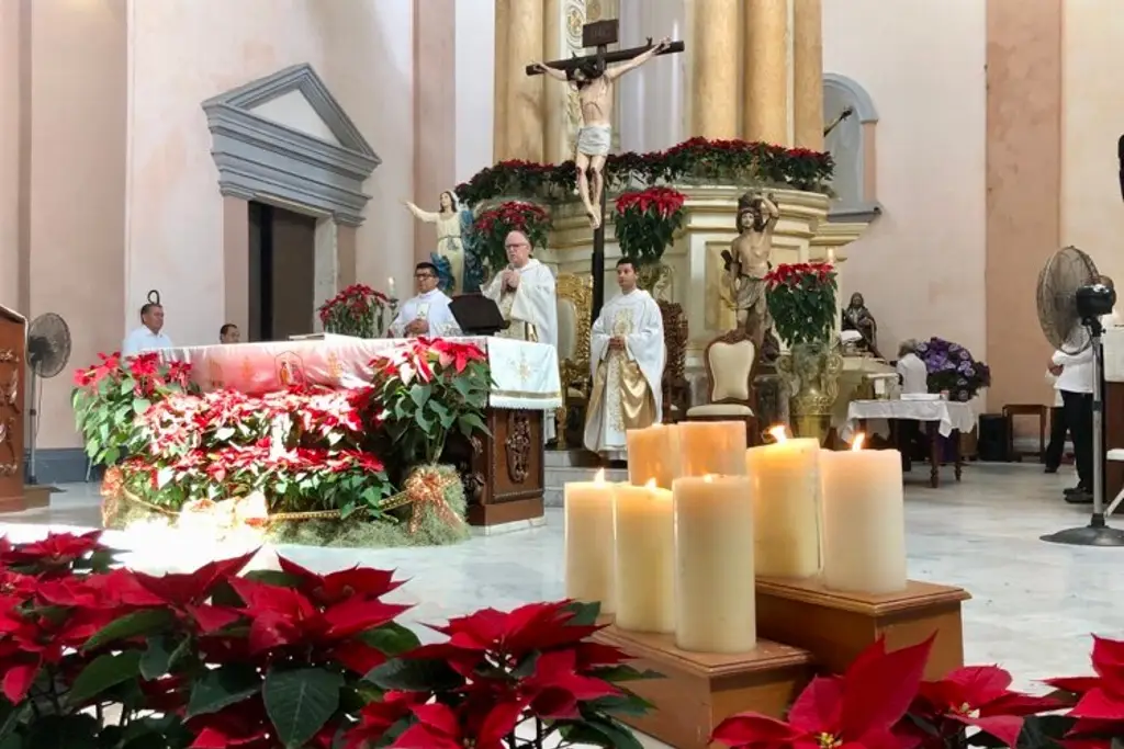 Estos son los horarios de misa en catedral de Veracruz para Nochebuena y Navidad