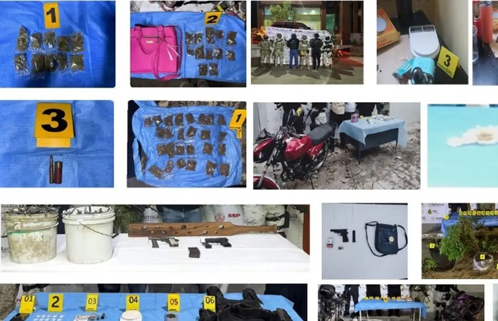 Cateos en Veracruz y otros municipios dejan 8 detenidos; todo esto aseguraron 