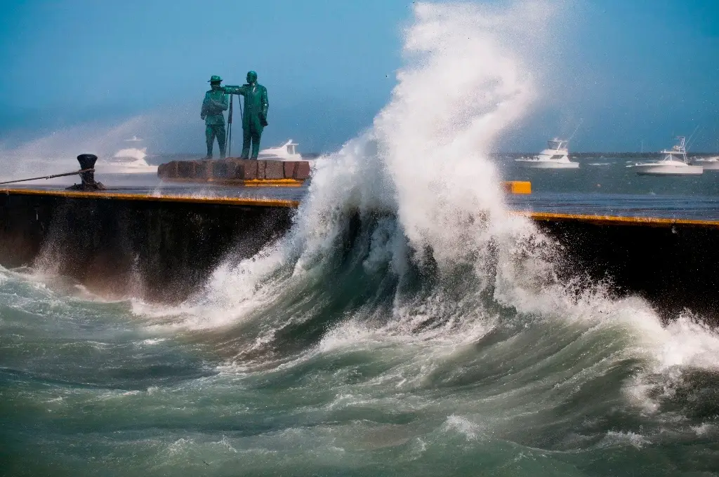 Imagen Persiste norte en Veracruz, rachas pueden llegar a 110 km/h 