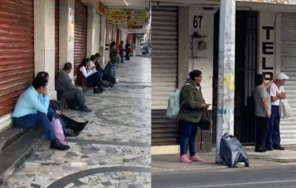 Esperan por horas su camión de pasaje en Veracruz 