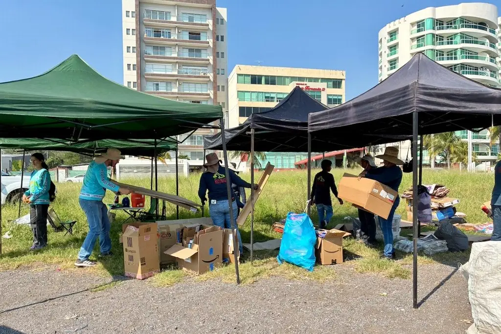 Imagen Realizan el primer evento de reciclaje del 2026 en Boca del Río