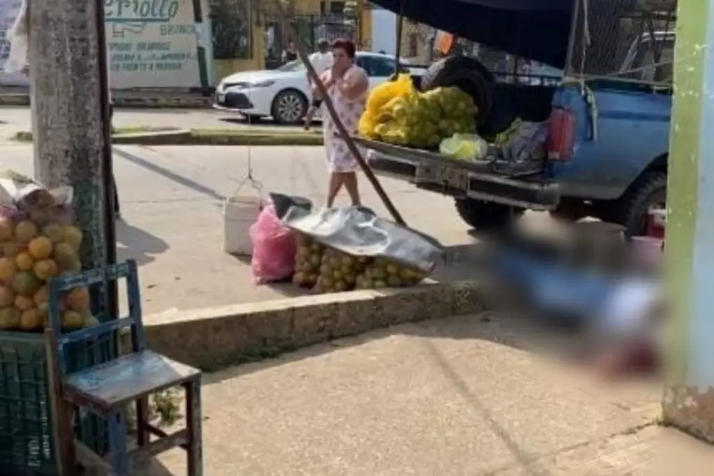Asesinan a vendedor de frutas en Acayucan; esto se sabe