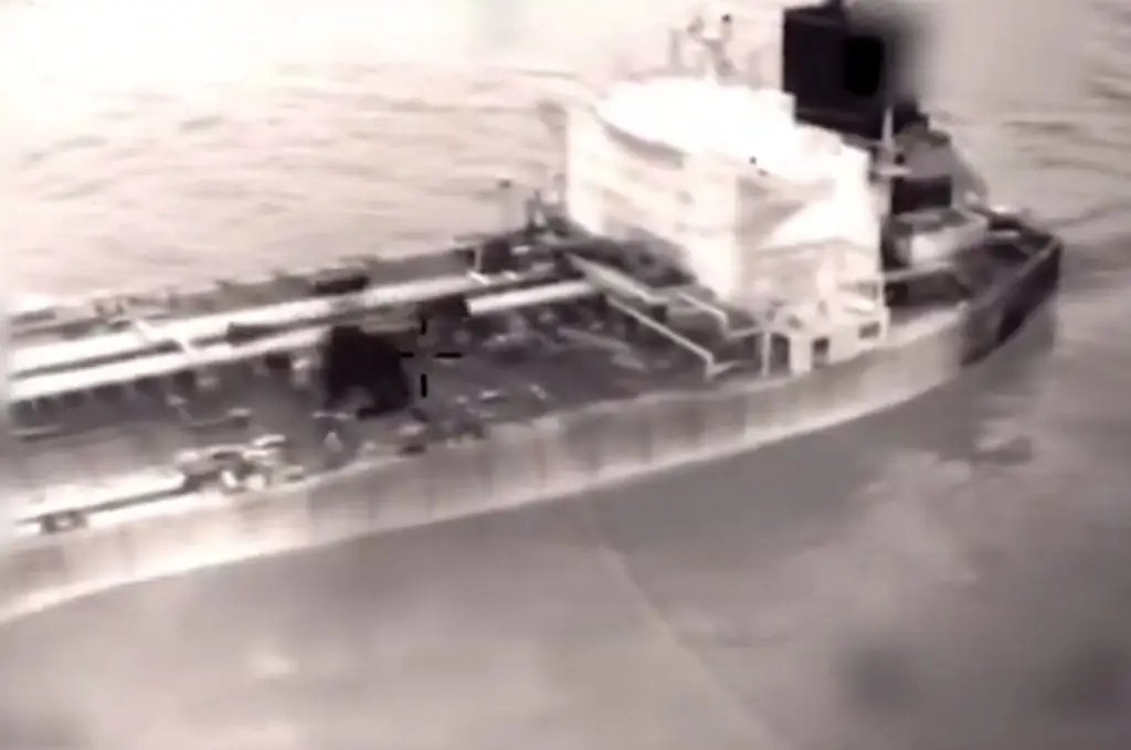 Imagen Estados Unidos intercepta buque petrolero 'Olina' en el Caribe (+Video)