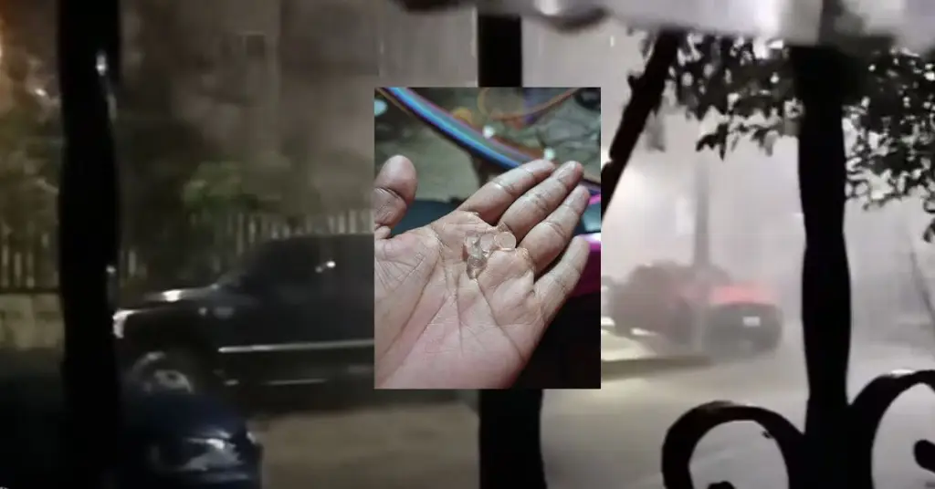 Imagen Frente frío 27 sorprende a Catemaco con granizada este fin de semana