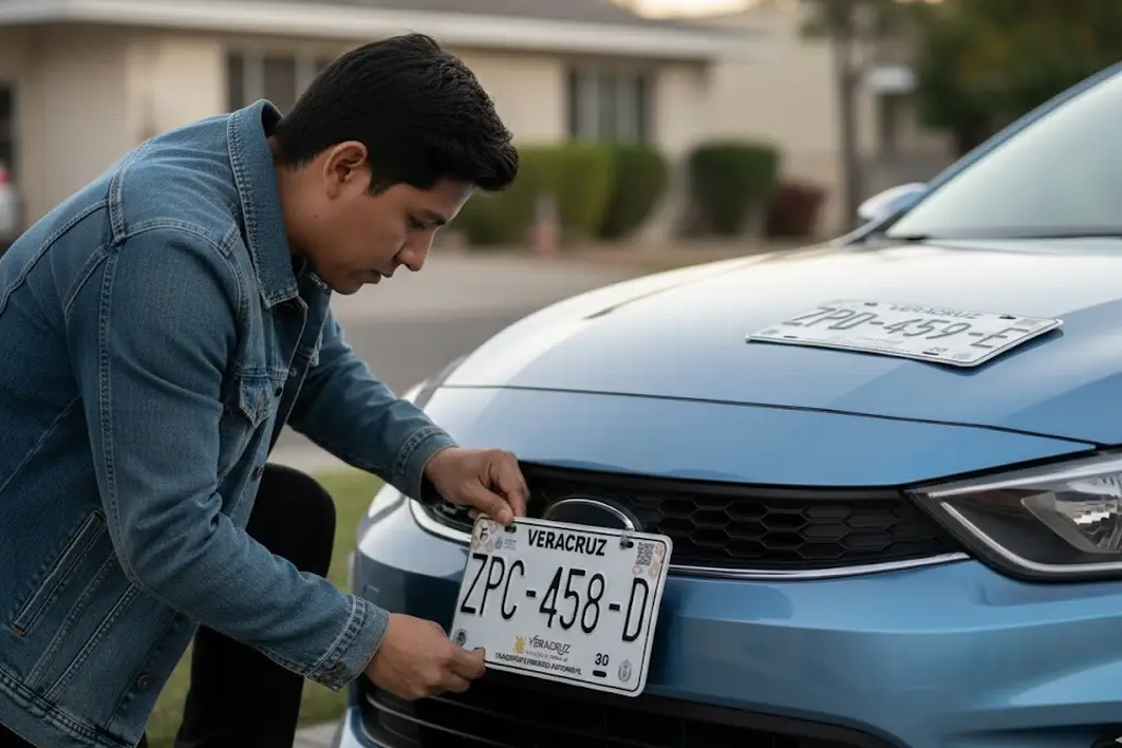 Imagen Abrirán nuevos módulos para canje de placas en Veracruz, Boca del Río y Xalapa