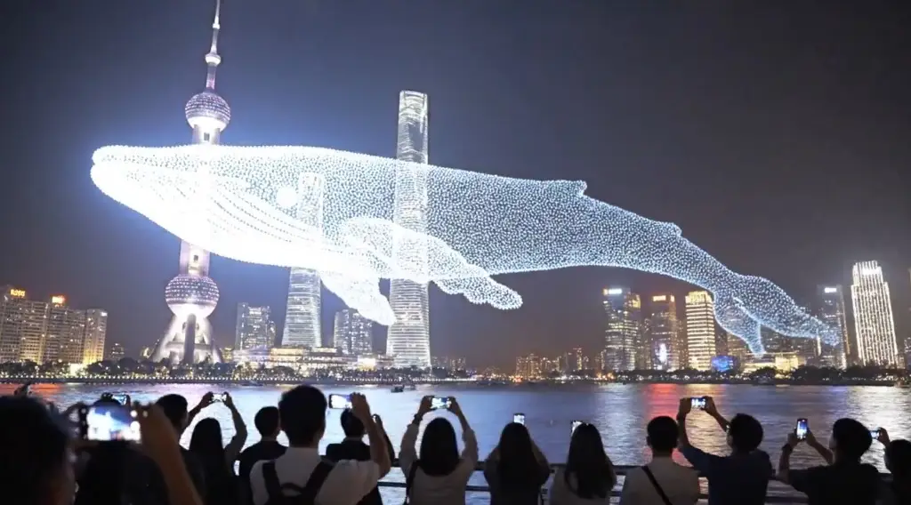 Imagen Bate récord mundial Guinness espectacular show de 65 mil drones en China (+Video)