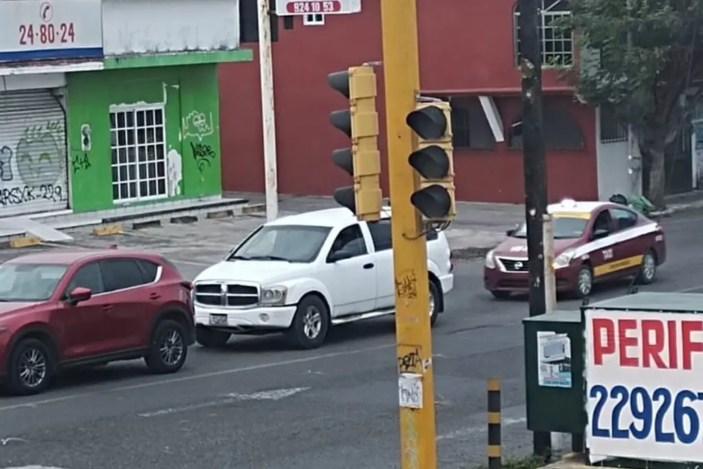 Imagen Semáforos sin funcionar en Veracruz 