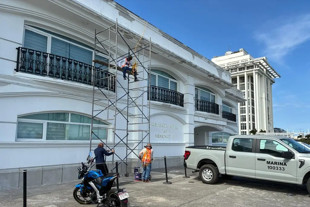 Rehabilitan la Residencia Naval de Veracruz