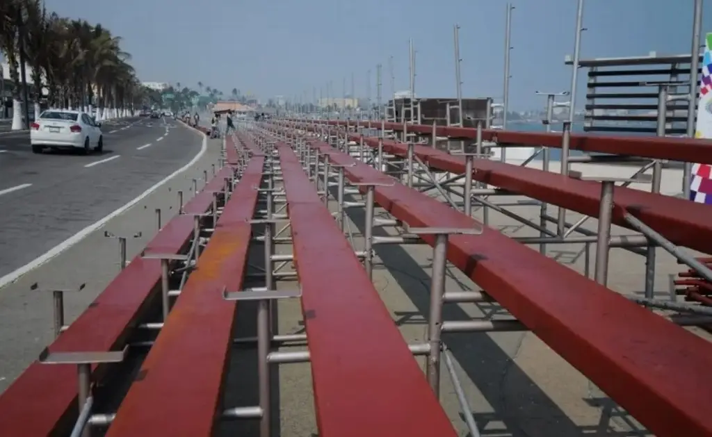 Imagen Censan a graderos rumbo al Carnaval de Veracruz 2026 