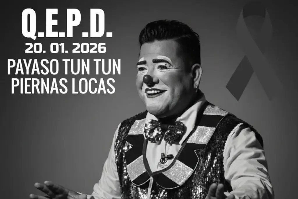 Imagen Consterna fallecimiento del payaso 'Tun Tun Piernas Locas' en Veracruz