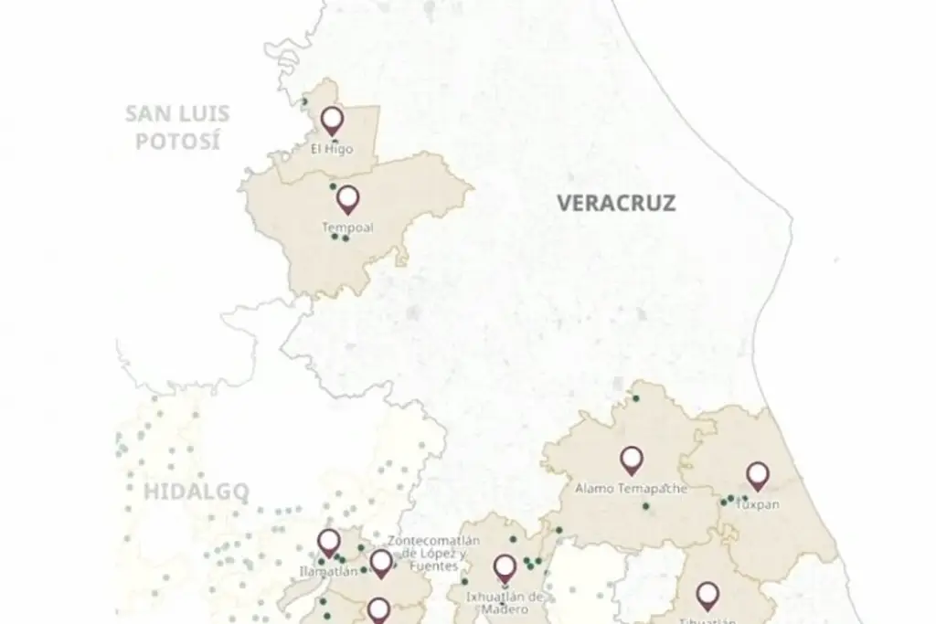 Imagen Reubicarán a más de 4 mil familias en norte de Veracruz tras lluvias