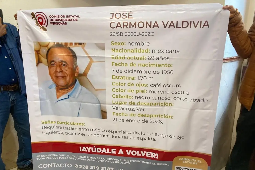 Imagen Gloria busca a su esposo; desapareció en Veracruz y requiere medicamento