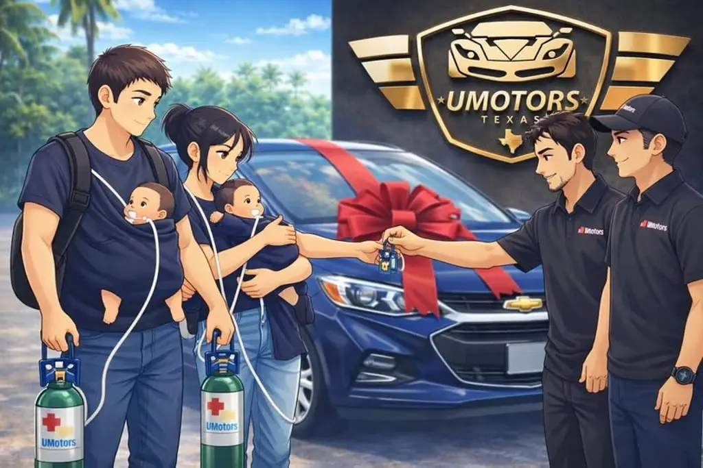 Imagen Asaltan a empresario que prometió regalar auto a familia captada cargando bebés y tanques de oxígeno 