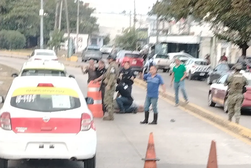 Imagen Motociclista herido tras accidente en puente de La Boticaria 