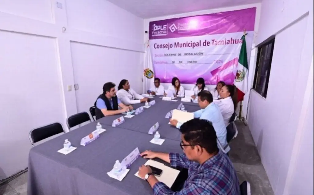 Imagen Instalan consejo municipal para proceso electoral extraordinario en Tamiahua, Veracruz