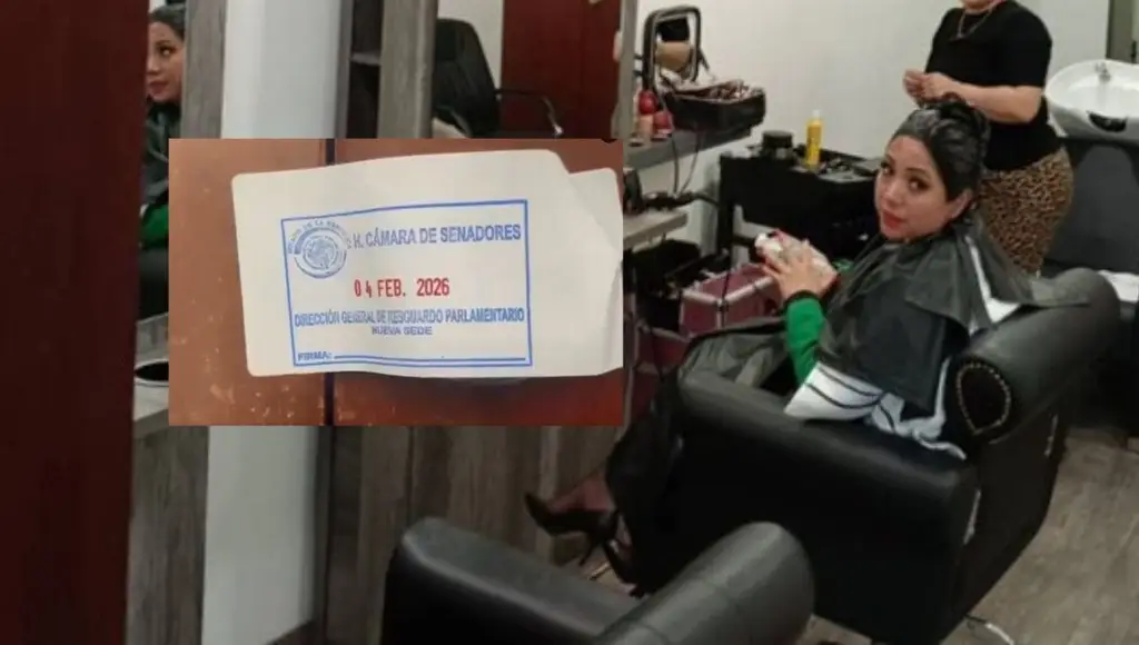 Imagen Clausuran salón de belleza que operaba dentro del Senado