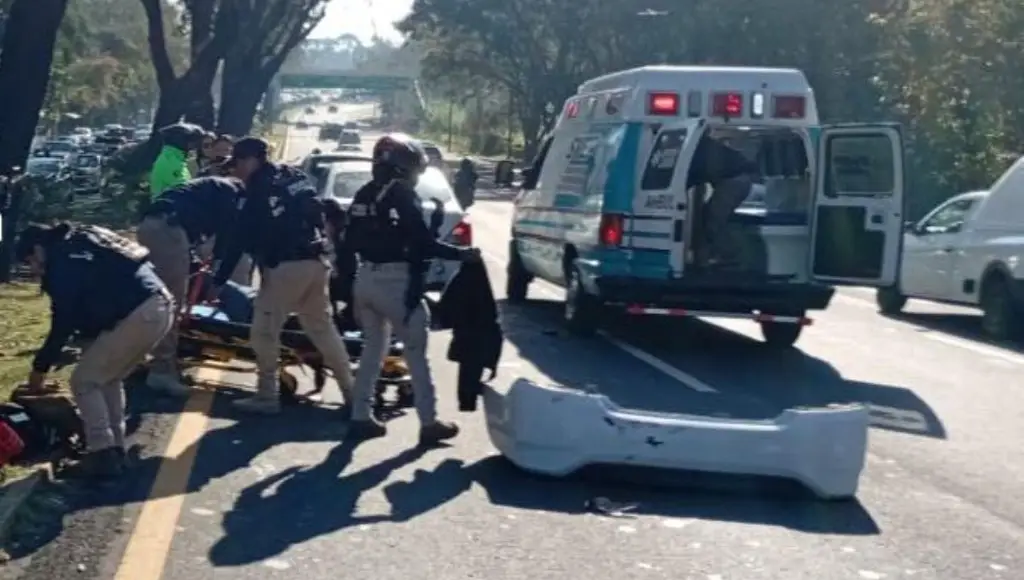 Imagen Tres policías municipales resultan lesionados en accidentes diferentes, en Xalapa