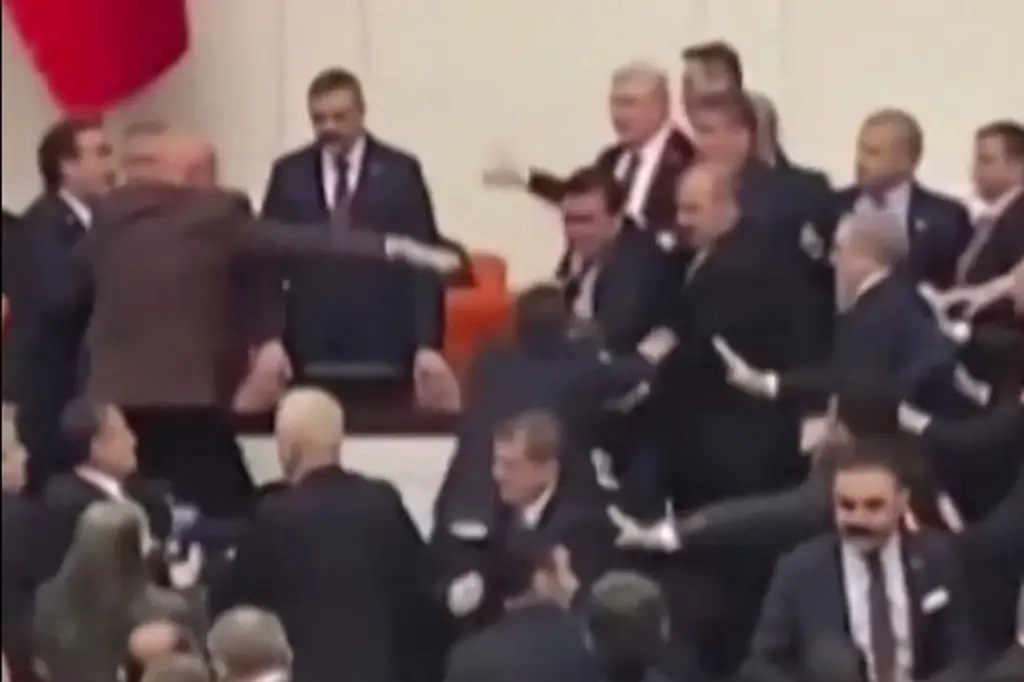 Imagen A puñetazos, pelean en Parlamento turco por nombramiento de ministro (+Video)