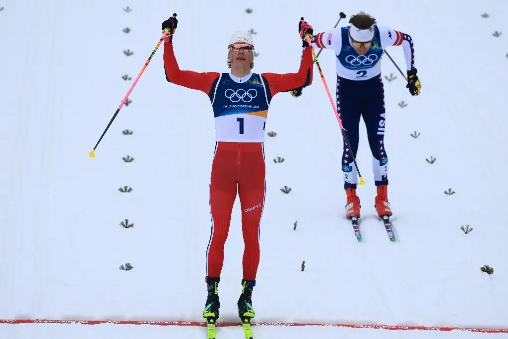 Imagen Johannes Høsflot Klæbo y la lógica de las carreras de esquí de fondo modernas