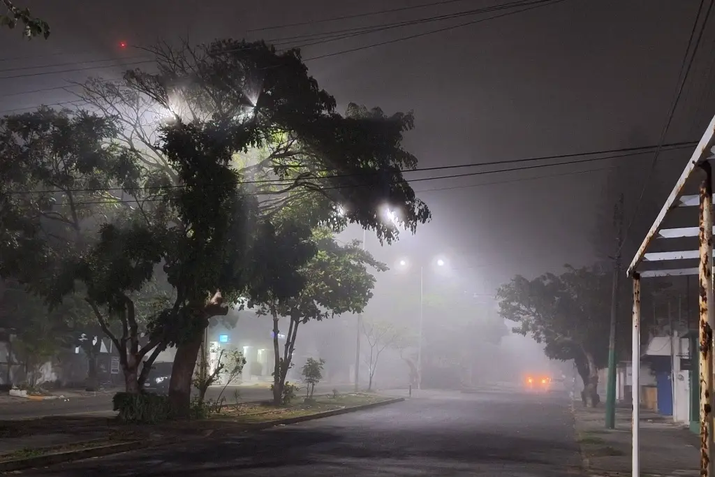 Imagen Niebla cubrió Veracruz puerto durante la madrugada de este domingo