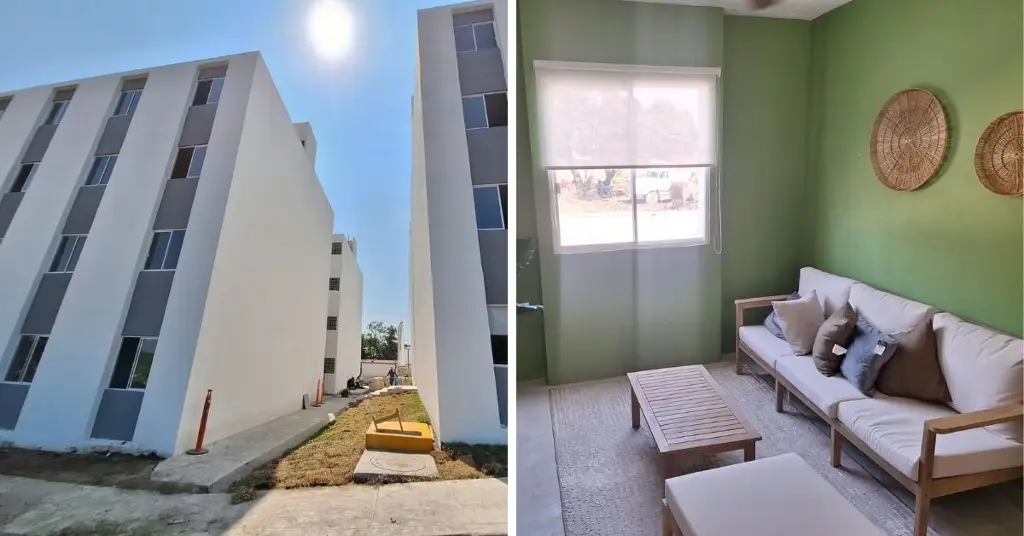 Imagen Así son las casas del Bienestar que construyen cerca del aeropuerto de Veracruz