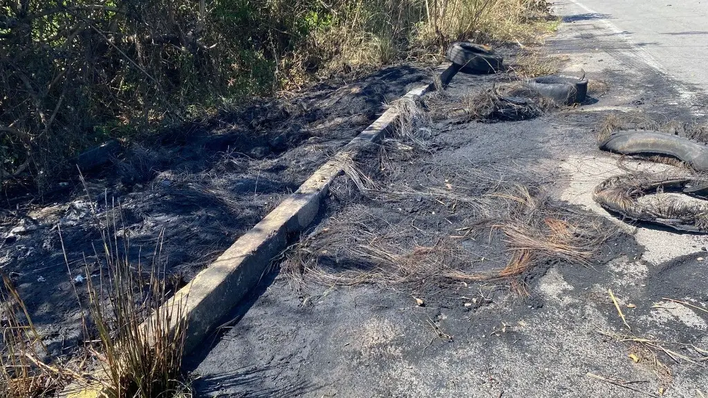 Imagen Se reportó un incendio de pastizales en Veracruz 