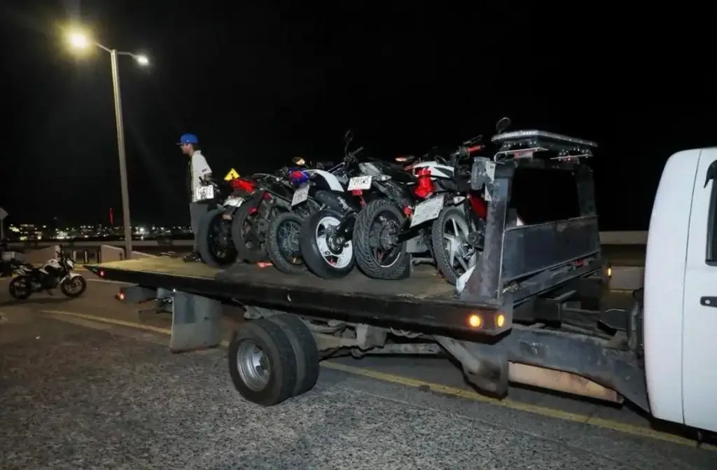 Imagen Más de 380 motos enviadas al corralón en operativos en Boca del Río