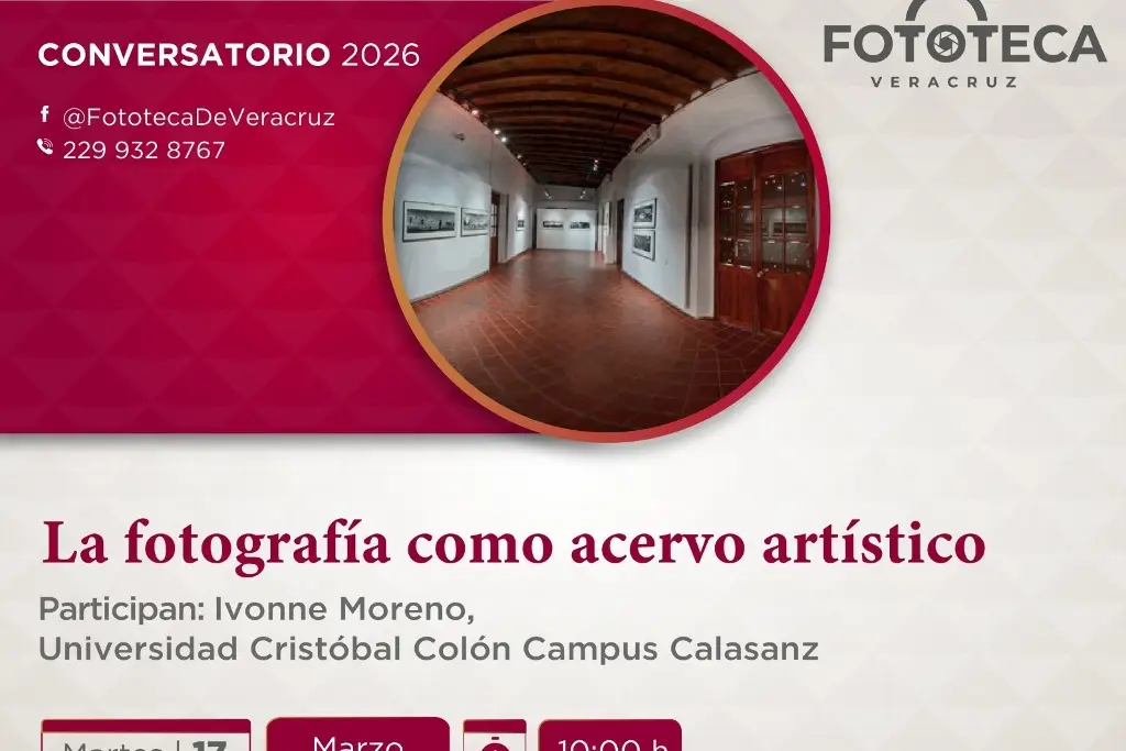 Imagen Invitan al conversatorio La fotografía como acervo artístico, en Veracruz
