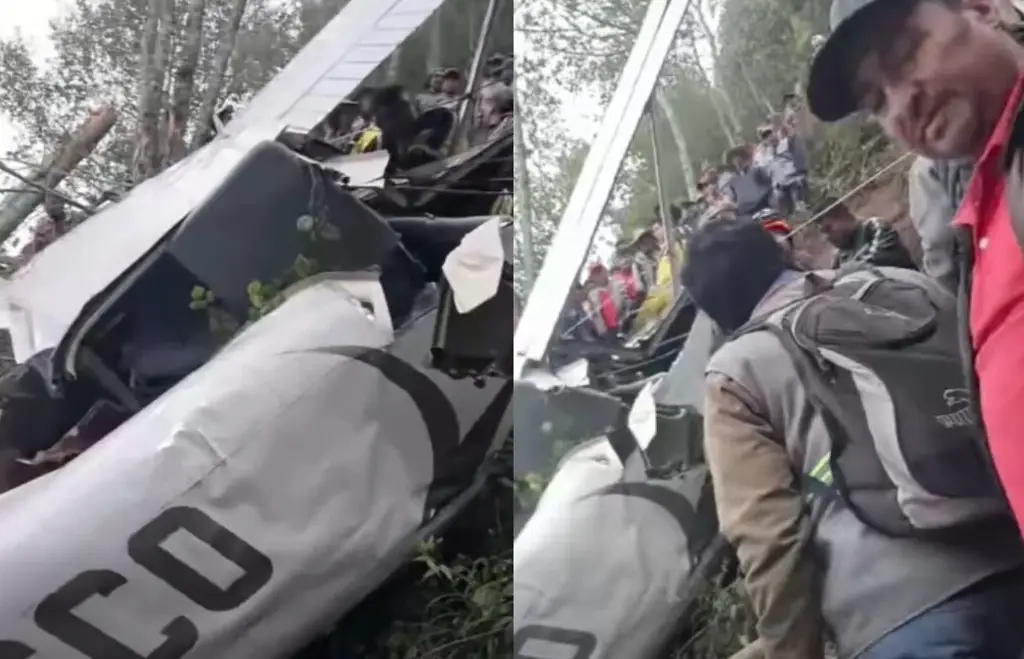 Imagen Cae avioneta y mueren 4: empresario, su esposa embarazada, ginecólogo y exfutbolista