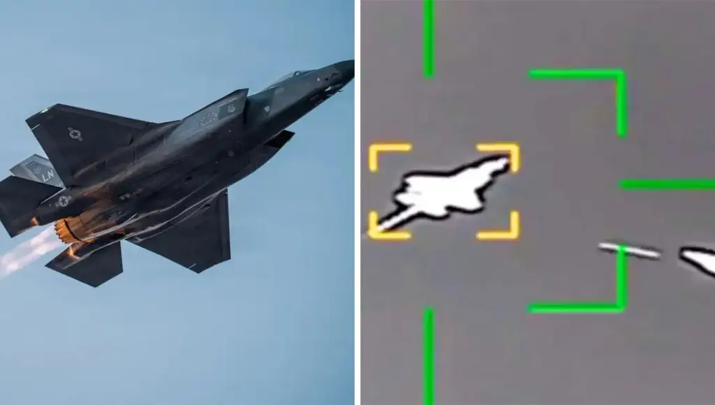 Imagen Irán impactó un caza furtivo F-35 de EU con misil antiaéreo; avión aterrizó de emergencia (+VIDEO)
