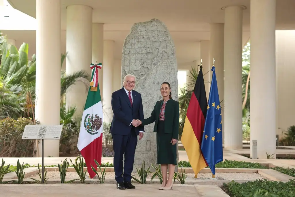 Imagen Presidente de Alemania invitó a Sheinbaum a visitar su país