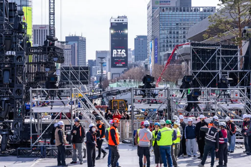 Imagen Corea del Sur celebra el megaconcierto por regreso de BTS desde 2022 