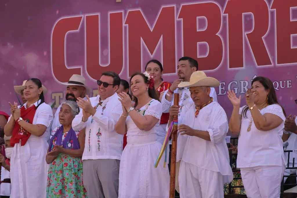 Imagen Rocío Nahle destaca mosaico cultural de Veracruz durante Cumbre Tajín 2026 