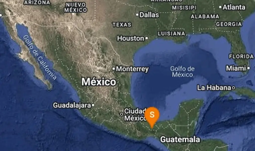 Imagen Tiembla este sábado al sur de Veracruz