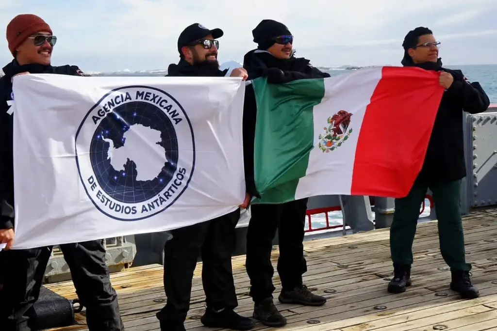 Imagen Así llegó expedición de México por primera vez a la Antártida