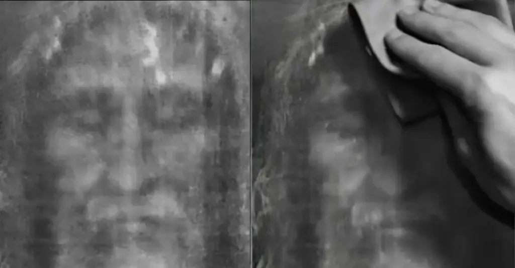 Imagen Recrean con IA el supuesto rostro de Jesucristo con la Sábana Santa de Turín (+Video)