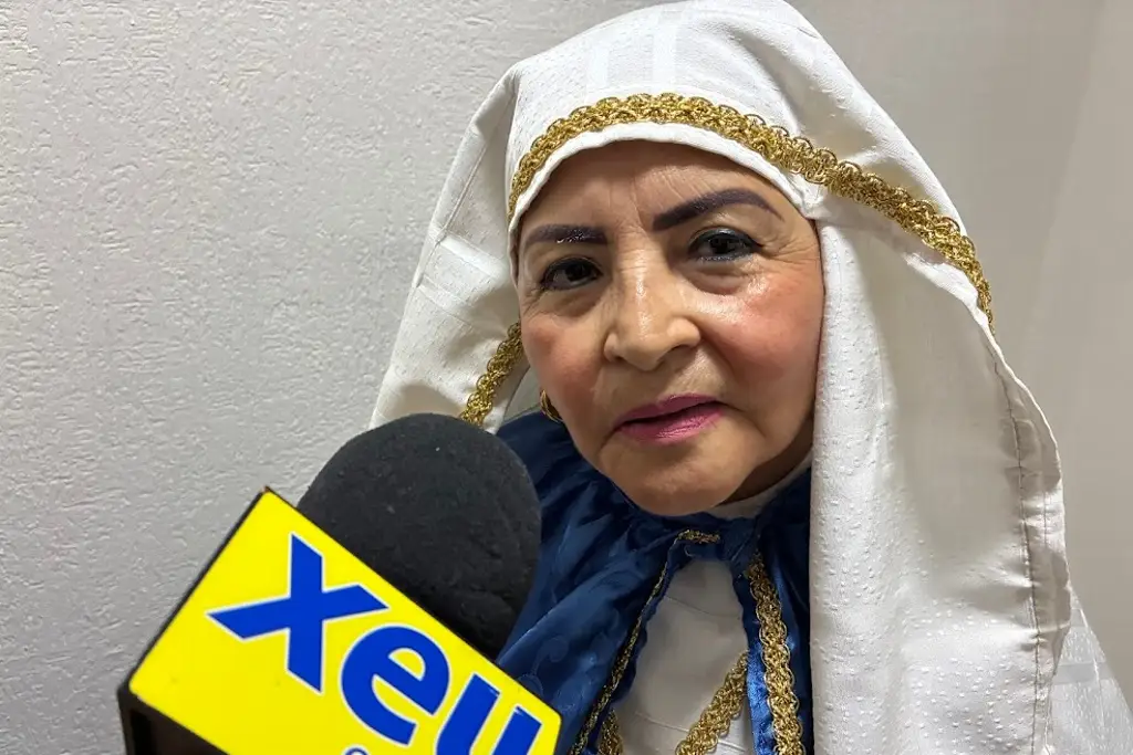 Imagen Para mí es un privilegio y una tristeza representar a María en el Viacrucis de Boca del Río