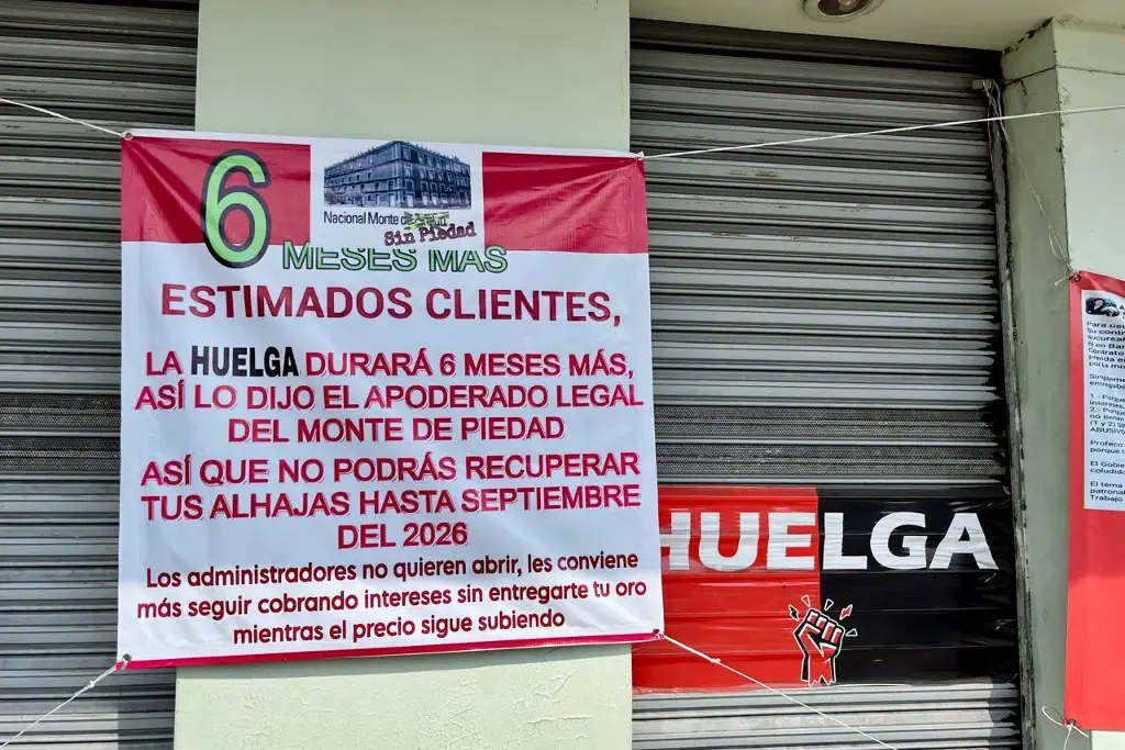 Imagen ¿Cuánto tiempo se podría prolongar la huelga del Monte de Piedad? Esto dice el sindicato