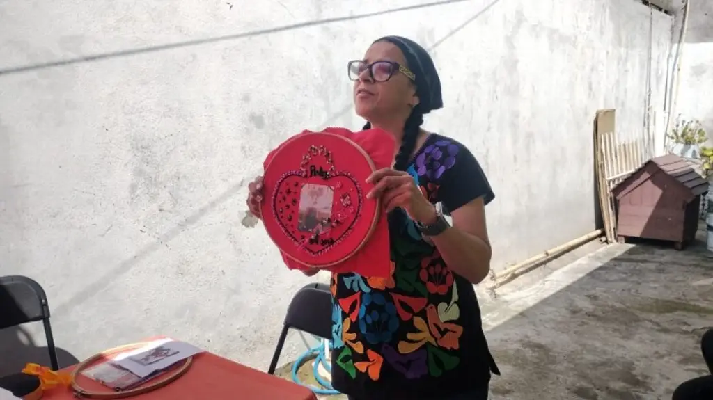 Imagen Madres buscadoras crean espacio de apoyo en Orizaba con bordado